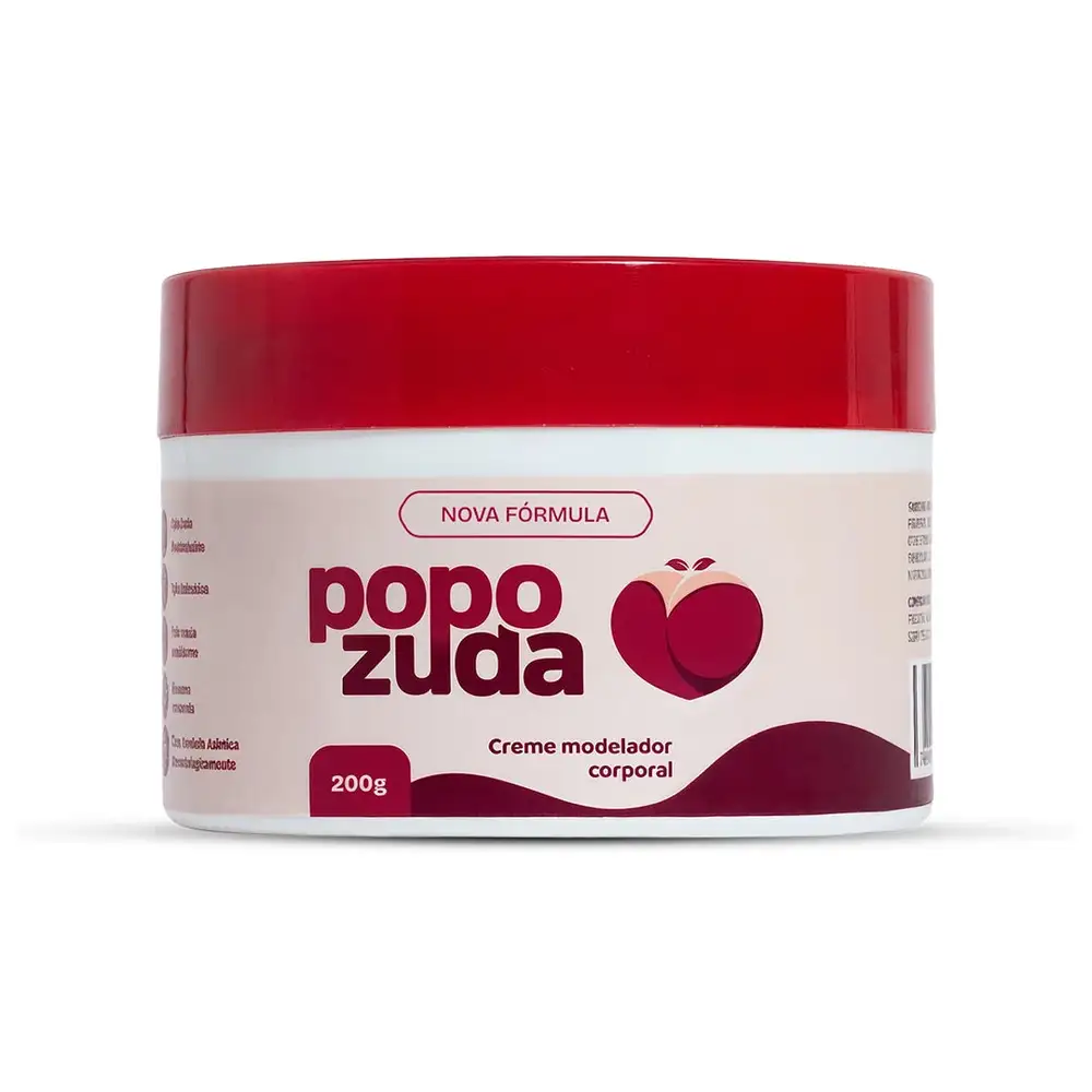 Popozuda Creme Rosa Corporal 200g